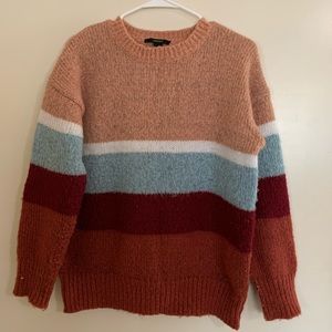Forever 21 Color Block Knit Sweater